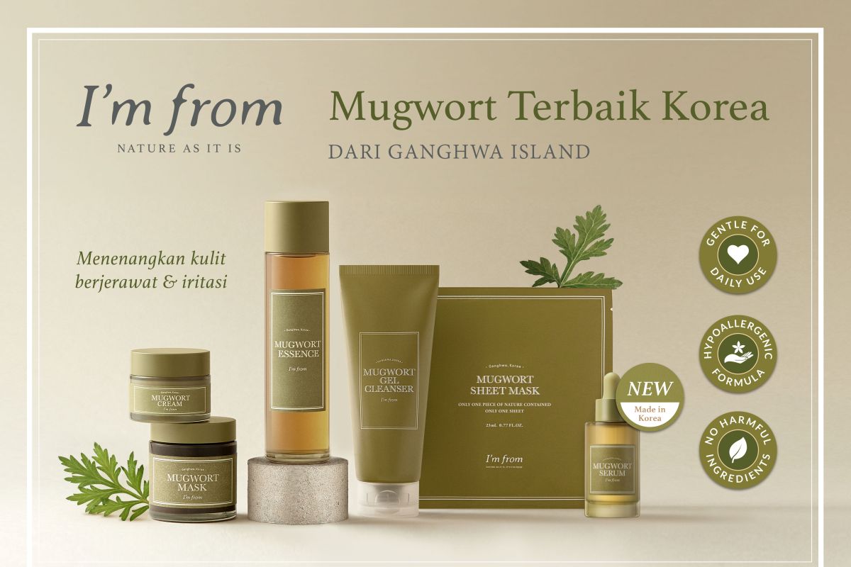 Serum Mugwort dari I’m From didesain untuk kulit sensitif